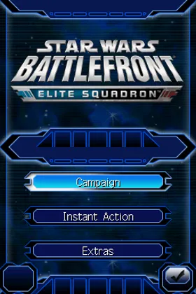 Star Wars - Battlefront - Elite Squadron (Germany) screen shot title
